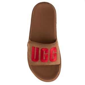 Womens UGG® Laton Slide Sandal - Chestnut- Size 7 NWT